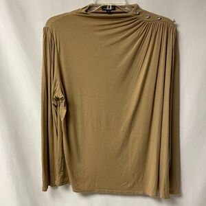 Mock-neck top with crystal buttons 22/24W